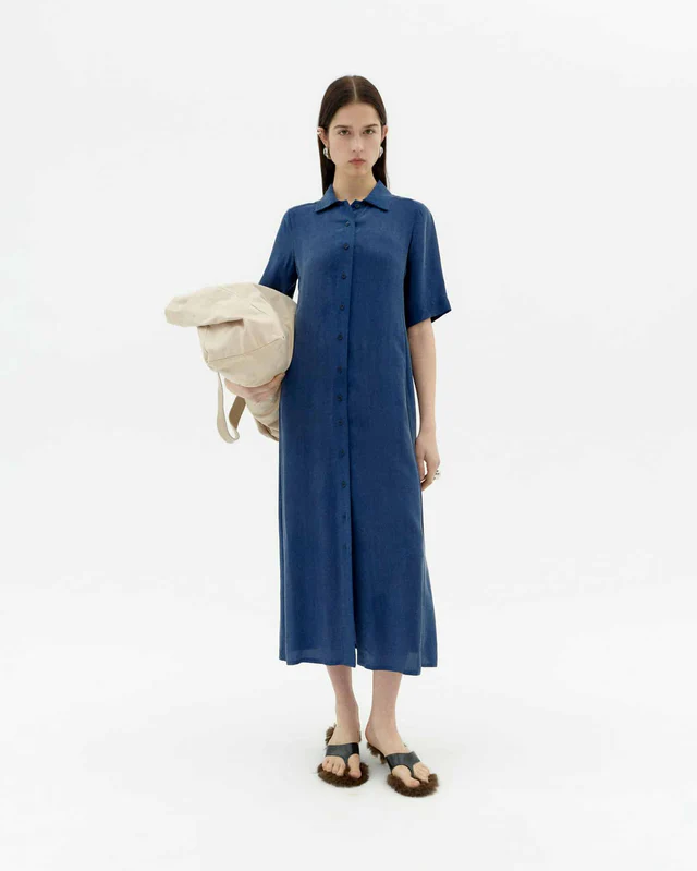 THINKING MU | Robe Gianna Cobalt - Femme 