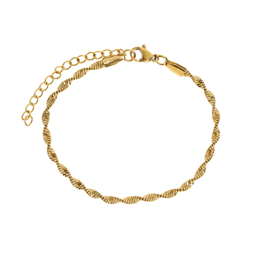 [TIM-84890] Timi | Bracelet Alex - Twisted Snake Chain Bracelet Stainless Steel