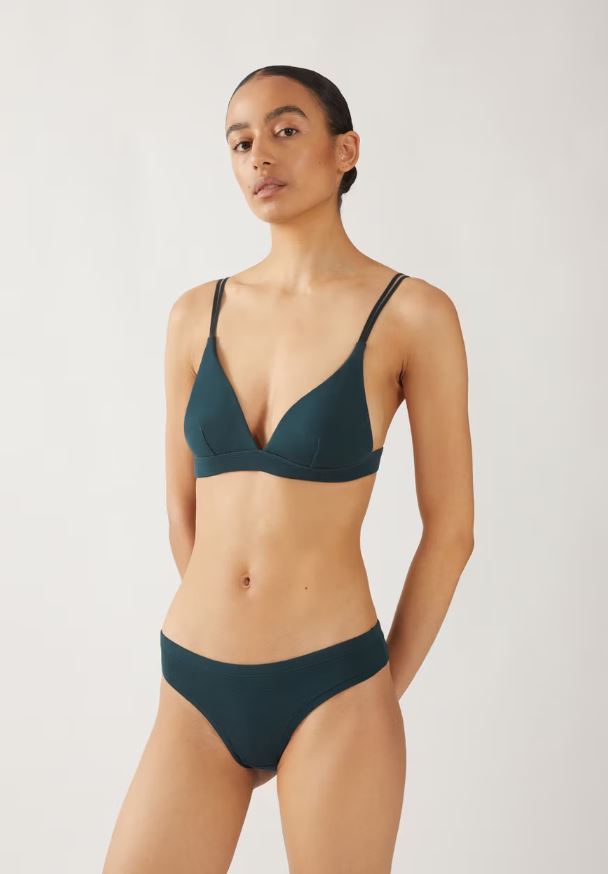 ARMEDANGELS | Brassière Triangle Osilaa - Teal stone