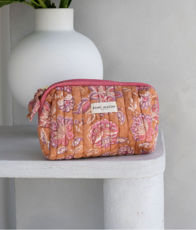 [BIN-T_MAT_PRA] Bindi Atelier |  Trousse de beauté Maquillage - Matira Praline