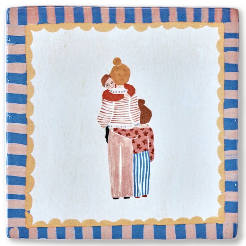 [STO-S101412] STORY TILES | Carreau de Ciment Peint - Keeping You Close 