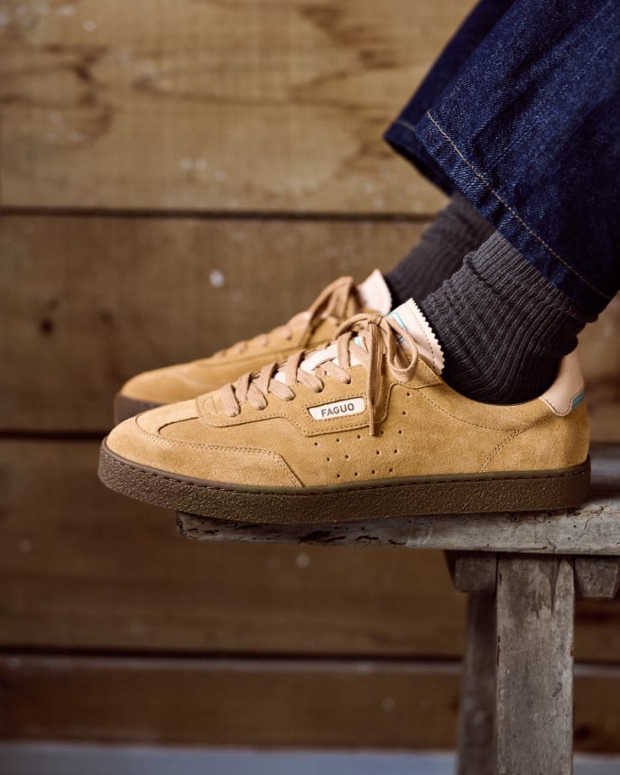 FAGUO | Baskets Basses Lumbo - Camel 