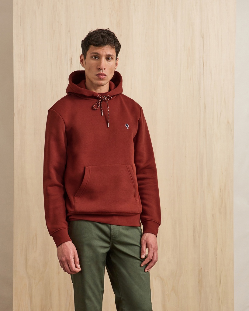 FAGUO | Sweat à capuche Dirac - Bordeaux