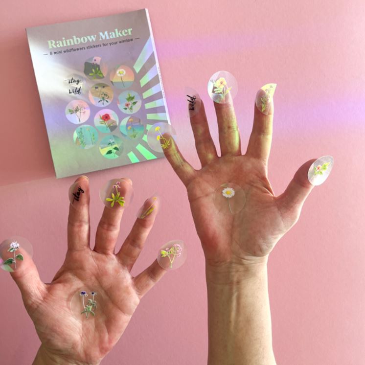 Botanopia | Sticker créateur d’arc-en-ciel – Reste Sauvage (8 minis)