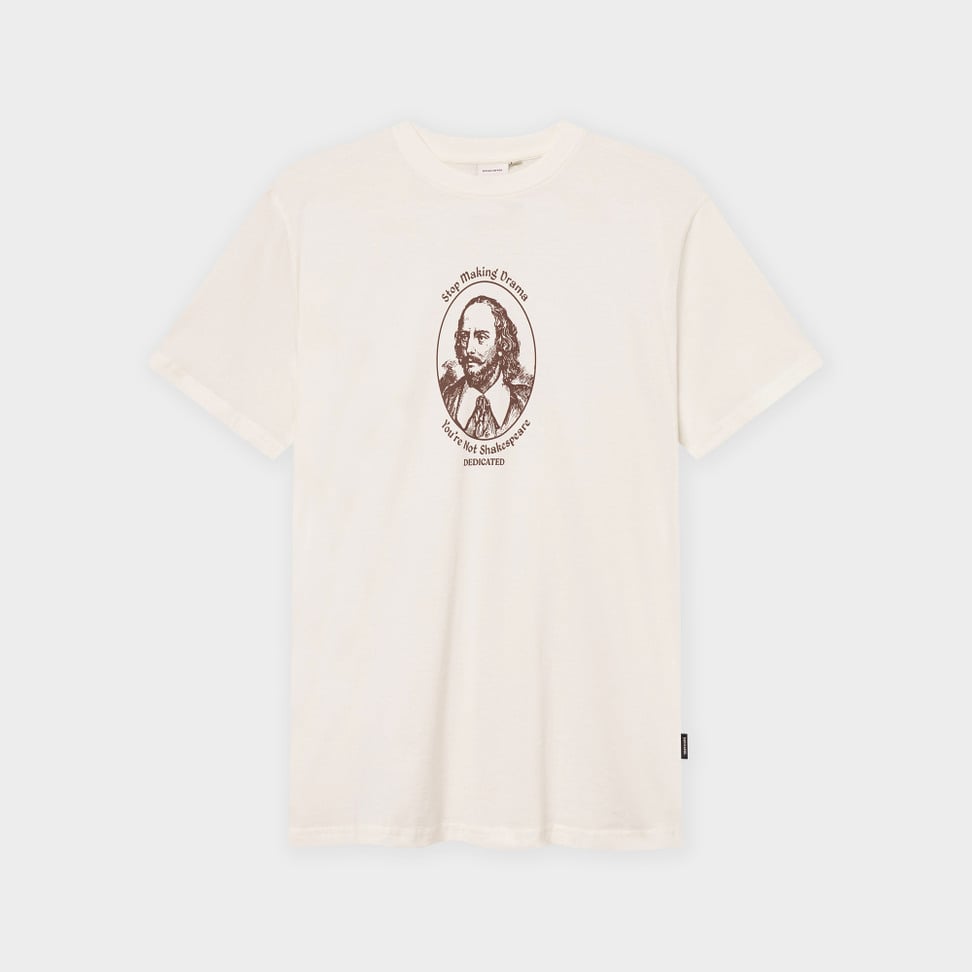 DEDICATED | T-shirt Stockholm Shakespeare Drama - Off-White