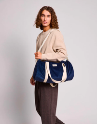 [HIN-SIMON_VEL_BM] HindBag | Sac Polochon Sport Simon - Velours Marine 