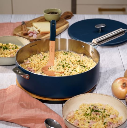 [COO-MERAT28BC] Cookut | LA MERVEILLEUSE SAUTEUSE INOX 28CM - MYRTILLE 