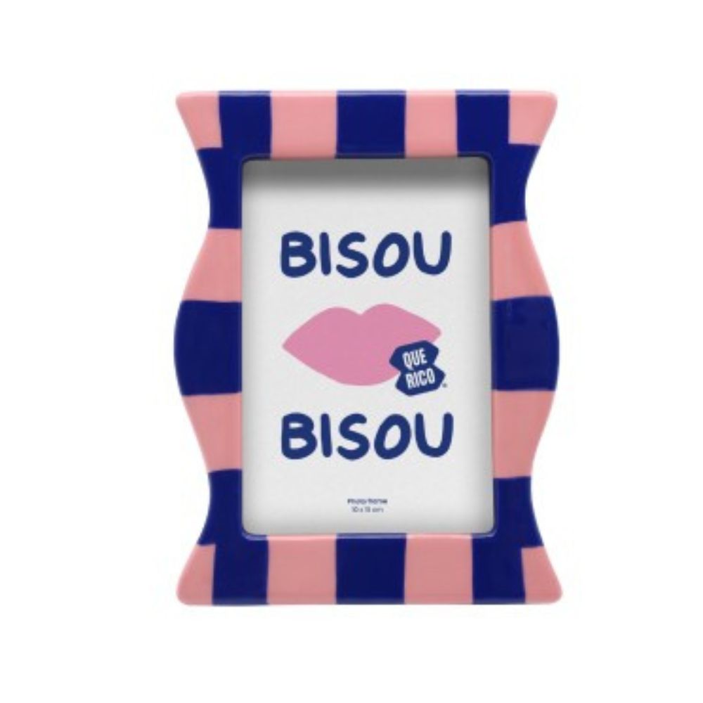 [QUE-148-01428-BLEU] QUE RICO | Cadre Photo Francisco - BLEU