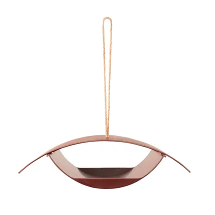 [LIV-PV-LIV-7343] Point Virgule | Point-Virgule mangeoire à oiseaux en fibre de bambou vintage maroon